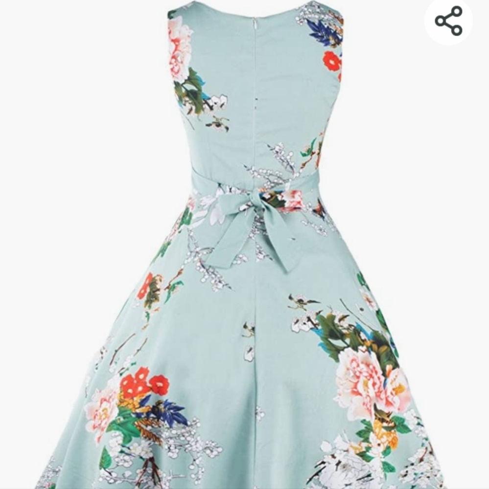 Patterned A Line dress - Picture 2 of 7